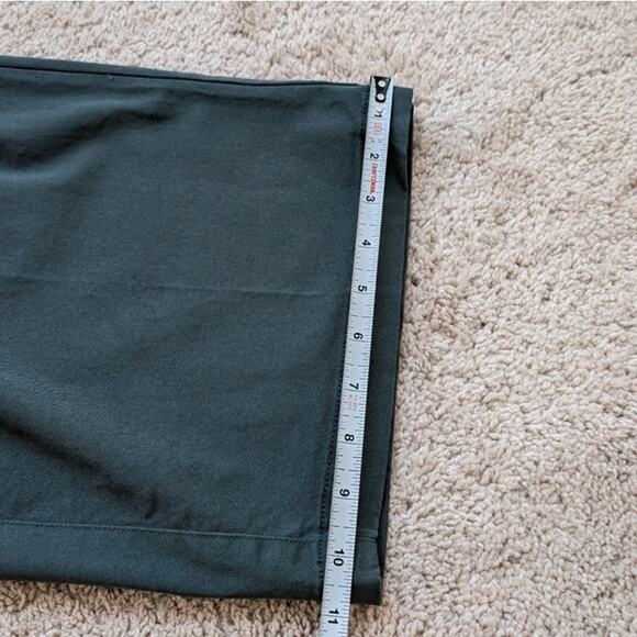 Madewell Wide Leg Pants in Dark Green - Picture 6 of 8